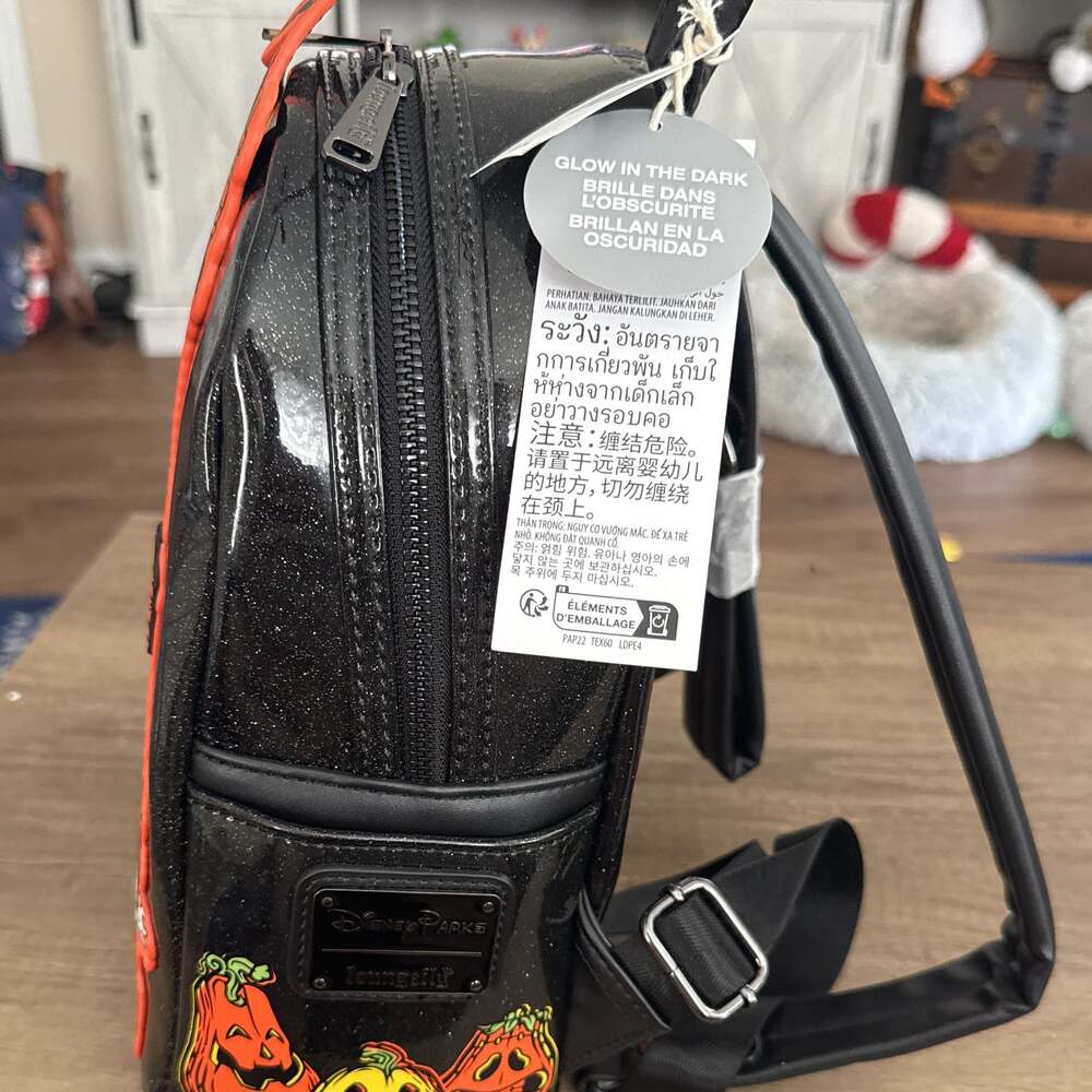 Disney Loungefly Halloween Mickey & Friends Haunted House Mini Backpack NWT - Picture 2 of 5